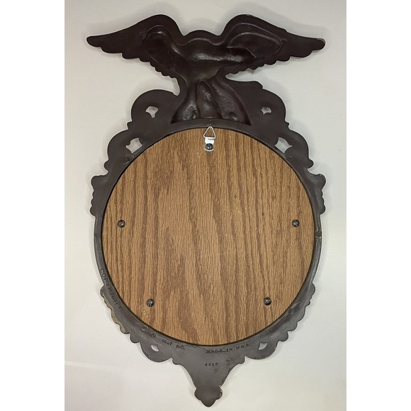 EUC Vintage DART Federal Eagle Porthole Bullseye Mirror MCM Decor Made In USA - Picture 6 of 9